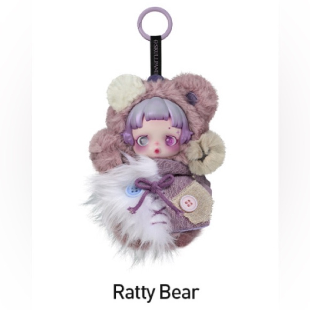 Authentic PopMart Skullpanda You Found Me: Ratty Bear
